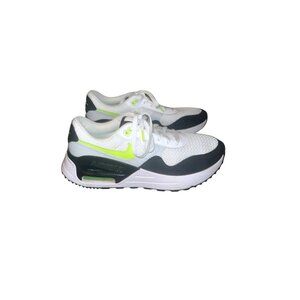 Nike Air Max System White/Black/Volt Athletic Running Shoes Men’s Size 10